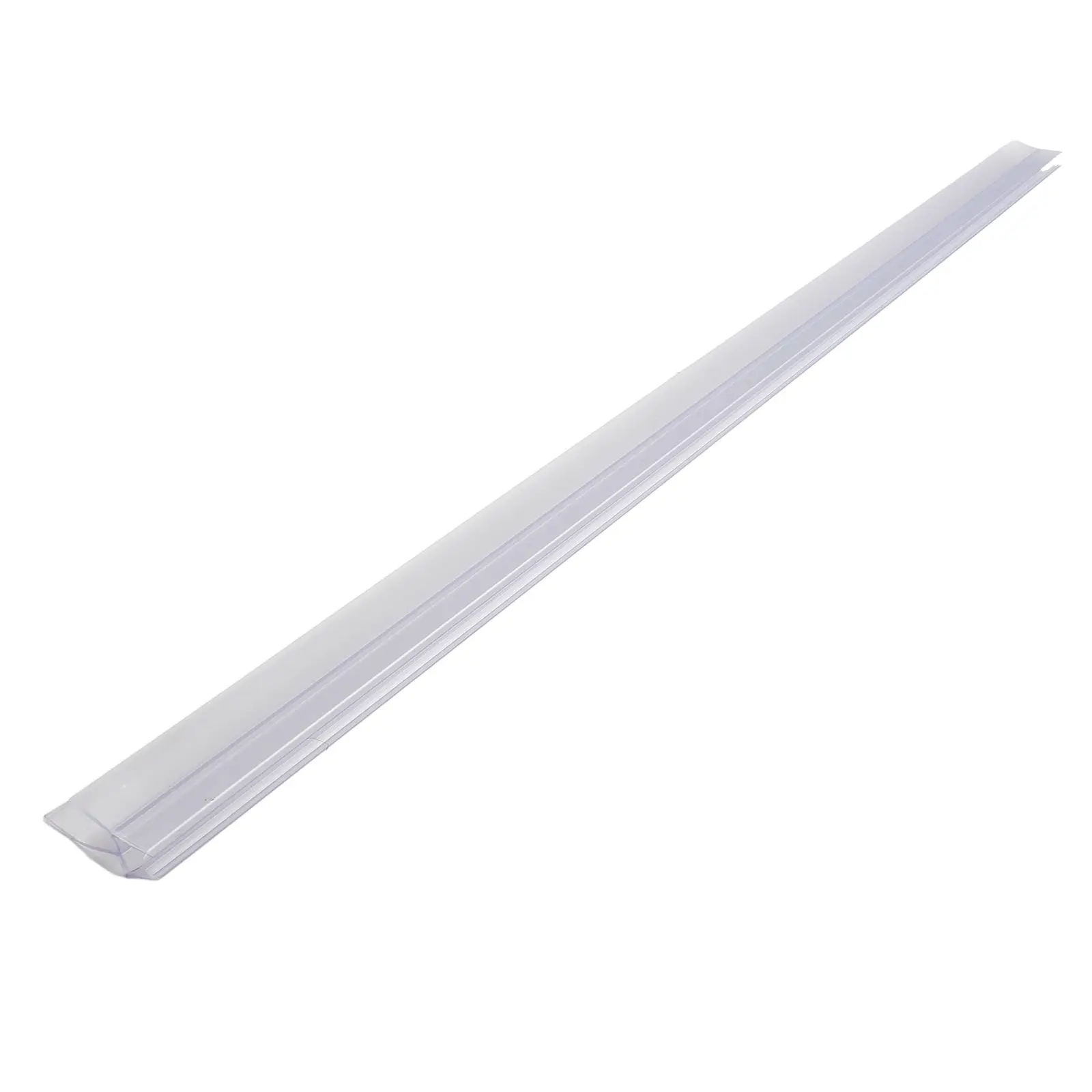 Faixa de vedação do banheiro para chuveiro, selo de lacunas de vidro, acessório transparente, apto para telas e portas, 4 tipo, 0,5 m, 4-6mm, 2 pcs