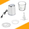 Electric Mini Food Processor, 2.5 Cup Glass Bowl Small Electric Food Chopper for Vegetables Meat Fruits Nuts Puree - 2 Speed Kit 6