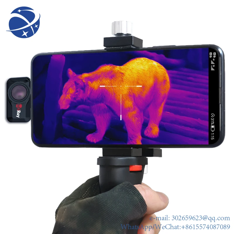 

yyhc InfiRay T3 384*288 Thermal Imaging camer for Hunting Android Night Vision Infrared with display racks Holder