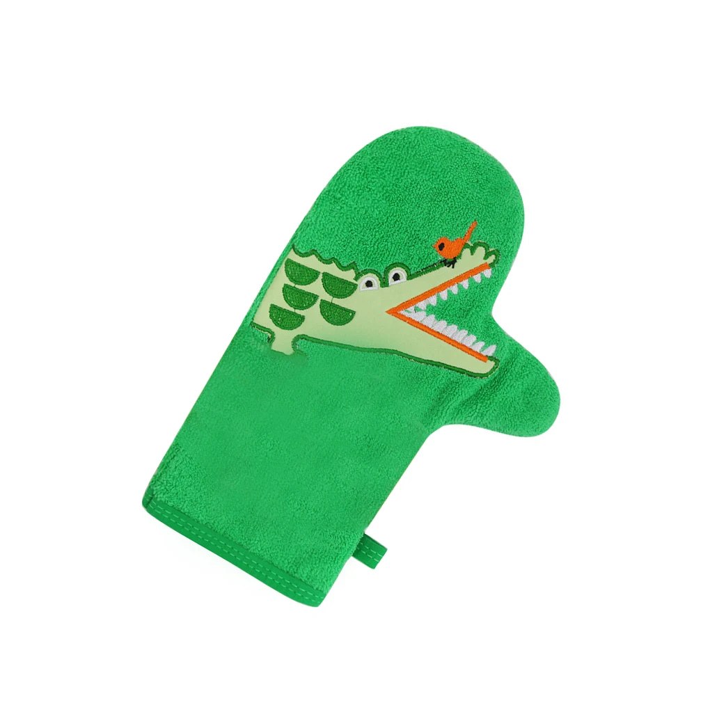 

Перчатки для купания, мультяшное полотенце, красивые аксессуары для ванной комнаты, Мочалка для душа для малышей, для детей, для использования 09 белая овечка