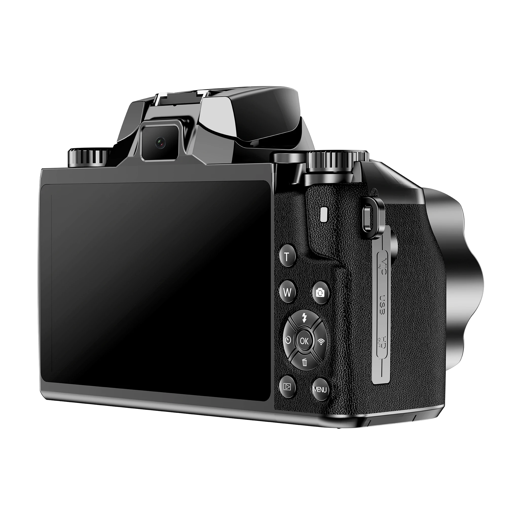 4K Digital Cameras for Photography 18X Digital Zoom DSLR Vlogging Cameras 64MP WiFi Livestream Webcam Video Camcorder with Flash