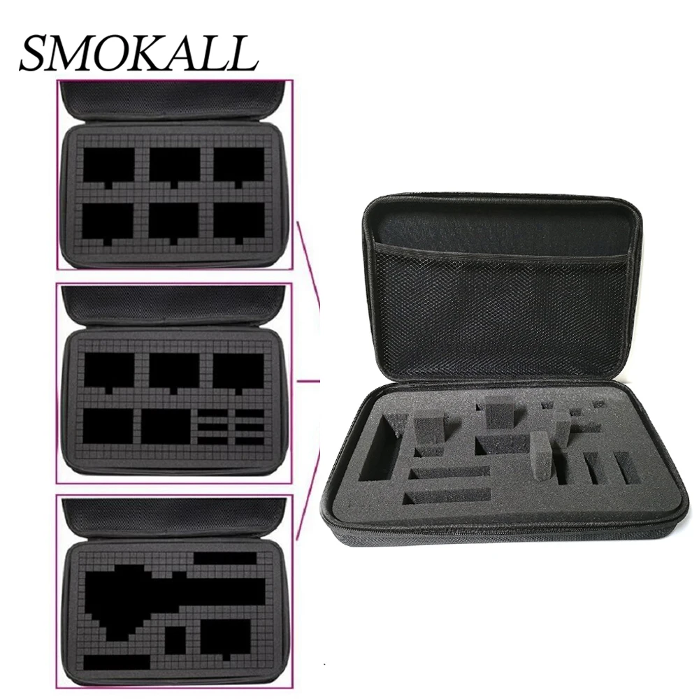 Portable Travel Camera Bag Collection DIY Foam Case Storage Bag Shockproof Zipper Pouch Outdoor Handbag Box Pocket Accessories