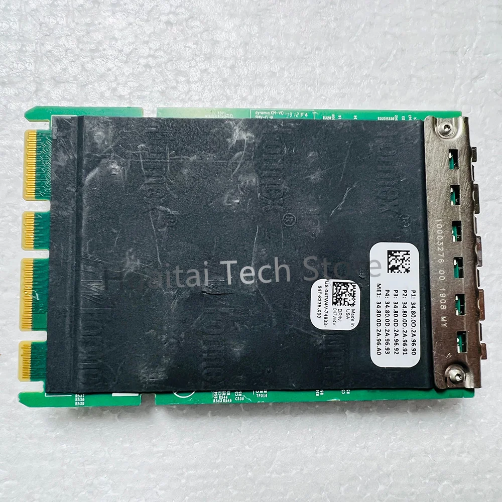 For QLogic 047W4V NP0K8 SFP+ Four-port Ten Gigabit Optical Fiber Network Adapter QL41134HQCU-DE 5 For QLogic 047W4V NP0K8 SFP+ Four-port Ten Gigabit Optical Fiber Network Adapter QL41134HQCU-DE - Image 3