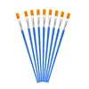 Plaster Doll Digital Oil Paintbrush Extremely Fine Paint pen Children's Graffiti Nylon crochet pen Flat head paintbrush watercol 1