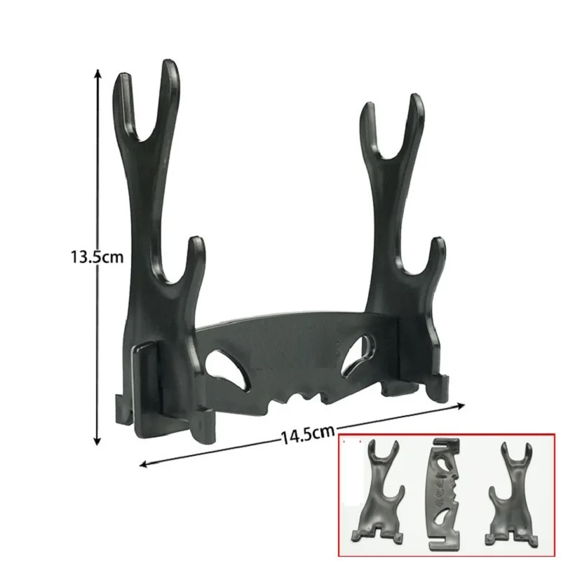 Black Holder Display Stand Cartoon Comic Show Sword Acrylic Bracket Rack Collection Household Shelf Organizer Home Decor Tools