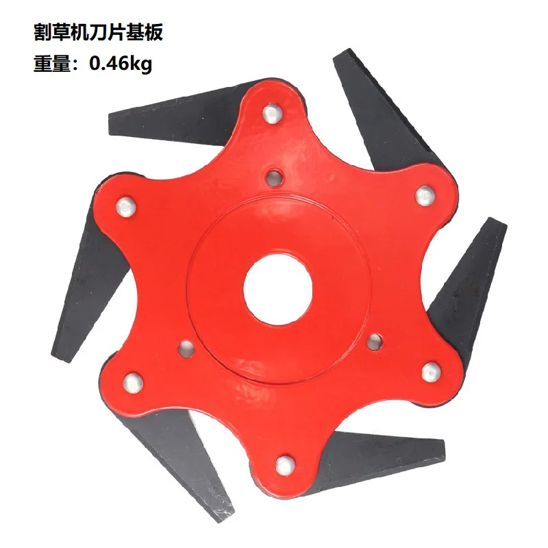 

New lawn mower blade lawn mower saw blade base plate 150mm aperture 25.4mm 6-blade blade saw blade garden accessories