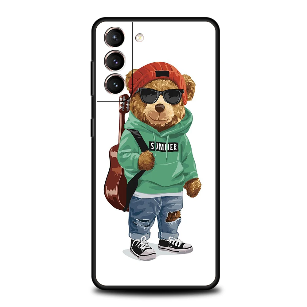 Whimsical Cartoon Bear Design Phone Case Cover