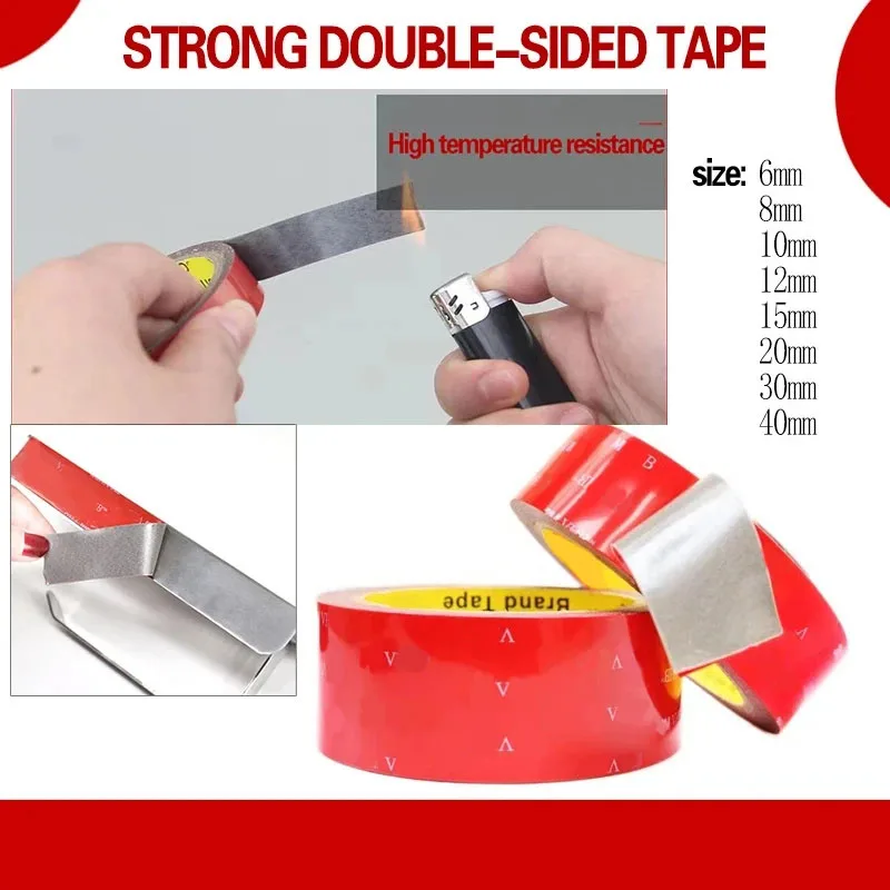 Nessuna Traccia Self Super Strong Vh Ultra-Strong Double Sided Tape Pad Acrilico Adesivo Impermeabile Due Lati Sticky Car Install