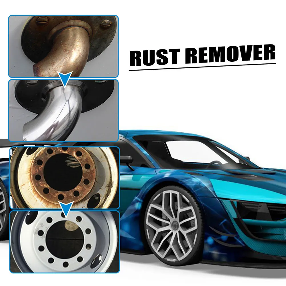Rust Remover Spray 100ml Car Rust Removal Spray Paint Derusting Spray Auto Rim Dust Cleaner Car Maintenance Cleaning