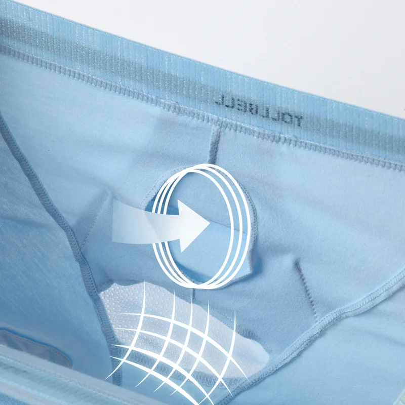 Separated Sexy Men's Underwear Boxers Men Breathable Masturbation Tool Belt Sports Big Bag Penis Special Pure Cotton Boxer Brief