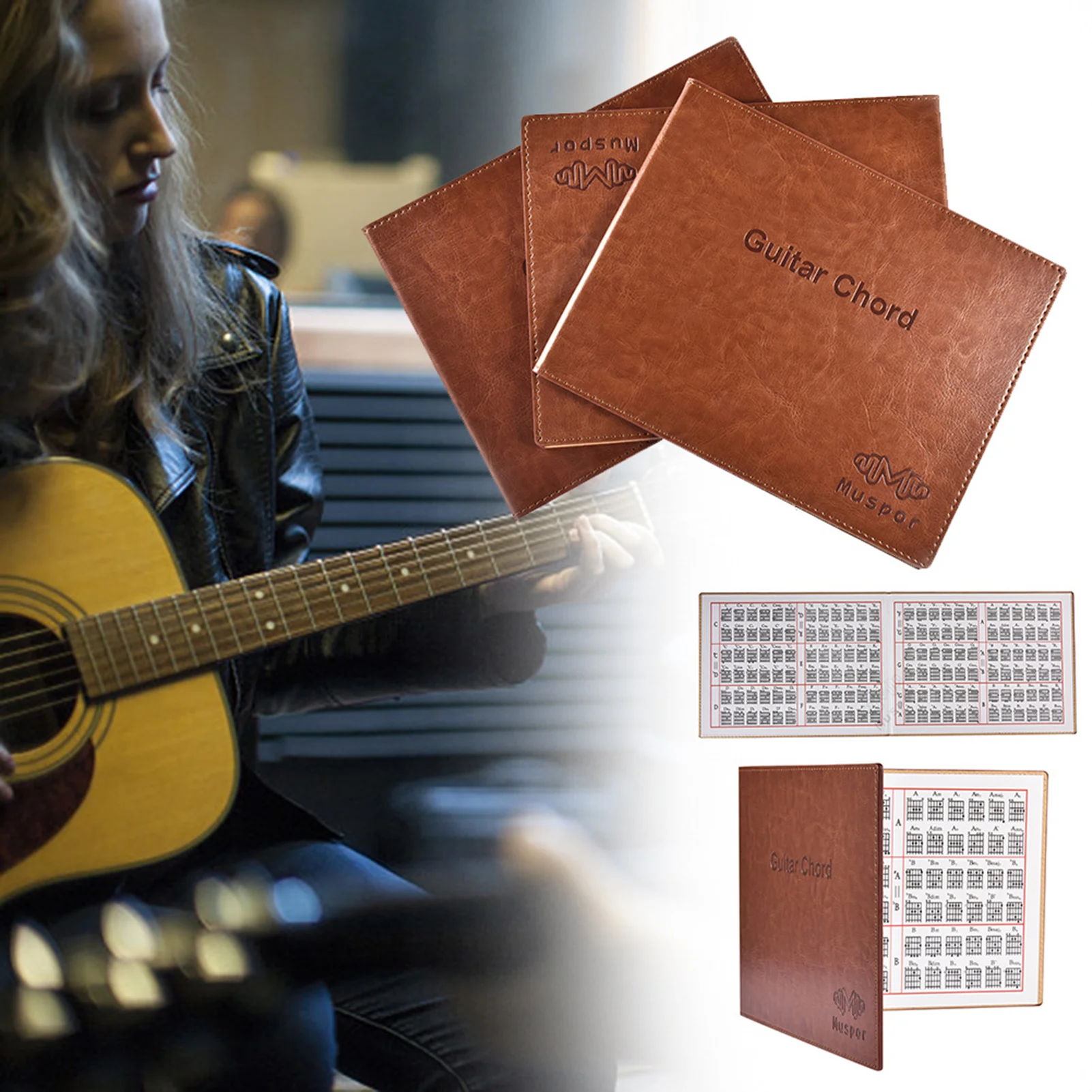6-String Guitar Chord Book in Paperback Format