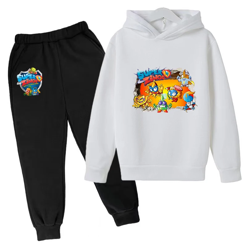 thumbnail image 1 of 2024 Nueva ropa para niños Dibujos animados Anime Super ZINGS Niños Niñas Bebé 3-12 años Top + Pantalones 2P Abrigo deportivo casual Jogging Divertido Conjunto Kawaii, 1 of 5