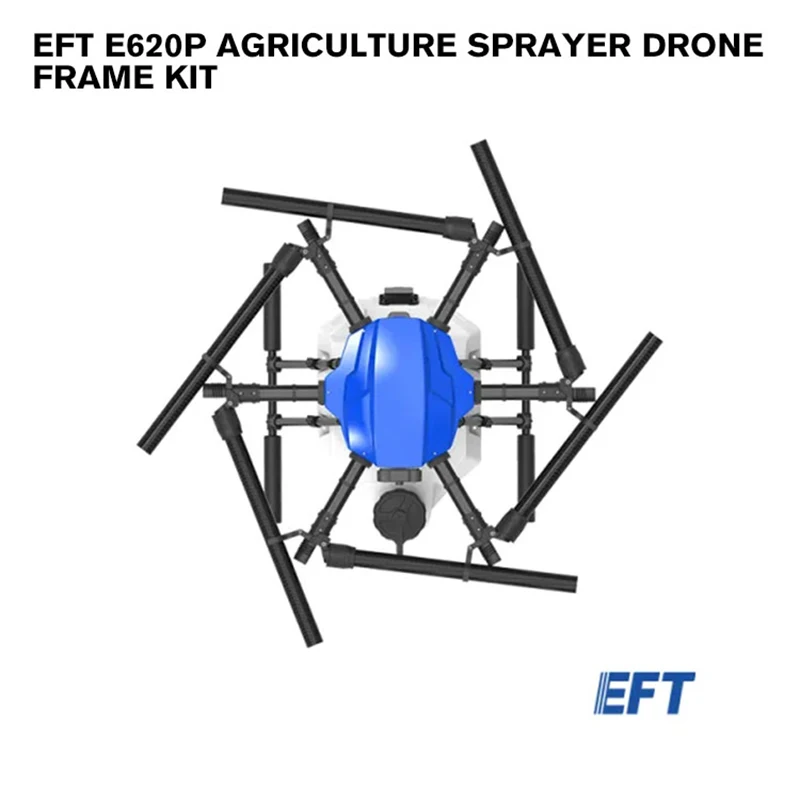 EFT E620P 농업용 분무기 프레임 키트, 20L 물 탱크, 6 축 접이식, Hobbywing X9 모터 호환