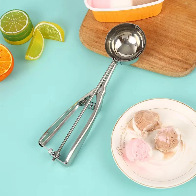 Multi-style Stainless Steel Ice Cream Scoop Ball Digger Handmade Ice Cube Mold Easy Demoulding Kitchen Accessories Tray Mold