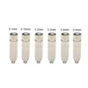 10PCS High Pressure Spray Nozzle Dry Fog Mist Ceramic Spray Core Nozzle For Humidification Cooling Nickel Plated Brass 0.1-0.8mm 4