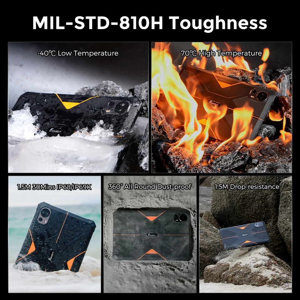 FOSSiBOT DT1 Tablet Android 13 10.4inch FHD+ 2K Display 8GB 256GB