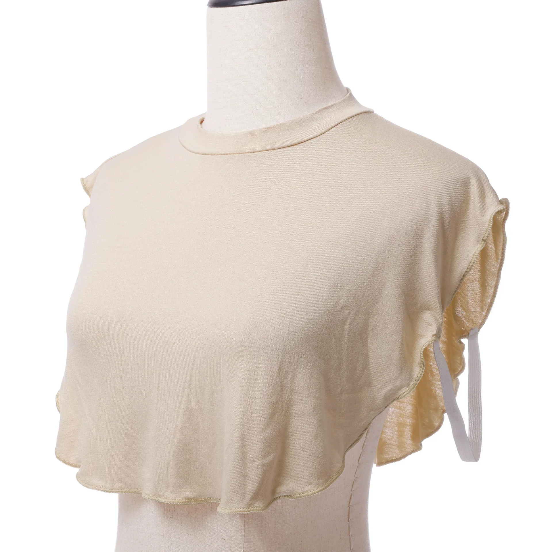 Einfache Dickey Gefälschte Falsche Kragen Frauen Modal Halb Kragen Mode Einfarbig Rollkragen High Neck Abdeckung Abnehmbare Hals Kragen – Detail 10