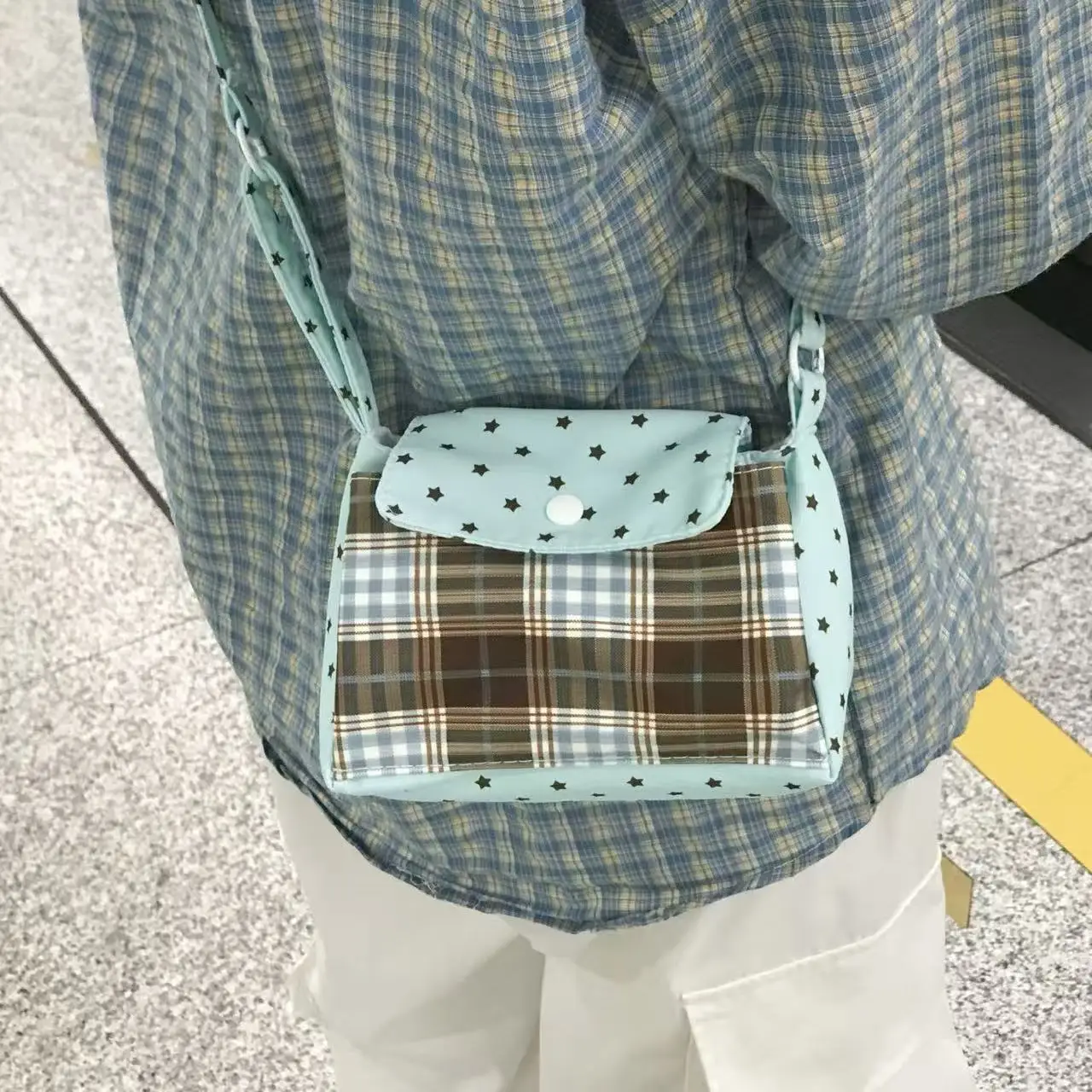 green Crossbody bag