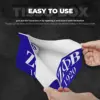 Custom Zeta Phi Beta Sorority Logo Facial Tissue Box Cover Rectangular Greek Letter 1920 PU Leather Tissue Box Holder for Office 4