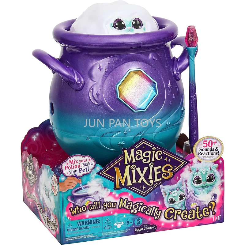 

Original New Purple Color Magic Mixies Magic Cauldron Electronic Interactive Toys Plush Pet Christmas Gift Soft Toys for Girls