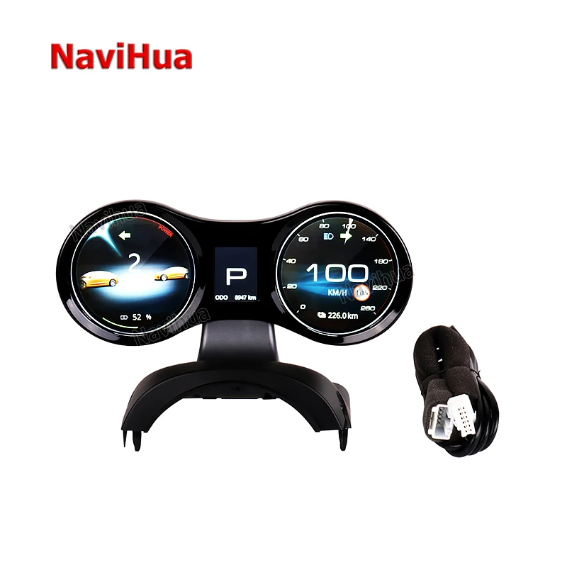 

Mini Car Water Temperature Gauge LCD Speedometer Digital Odometer Tachometer Multifunction Dashboard