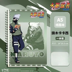 Naruto Character Cartoon Cute Notebook with Detachable Coil (Hatake Kakashi)
