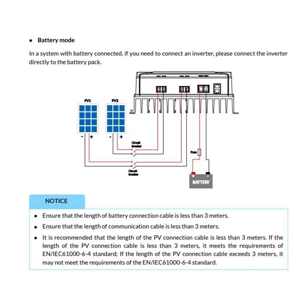MPPT Solar Charge Controler TES8415 80A Compatible With 12V/24V/48V Systems For