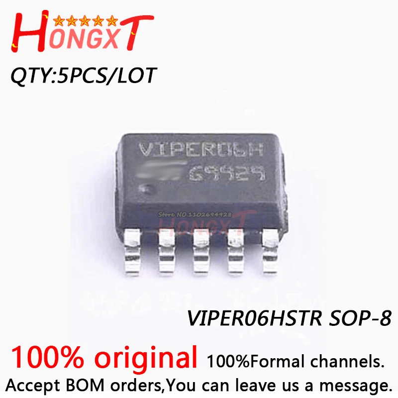 

5PCS 100% NEW VIPER06HSTR SOP-8.Chipset