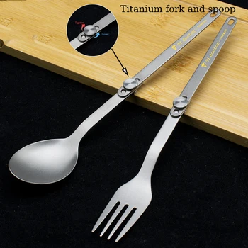 Titanium Folding Camping Cutlery 1