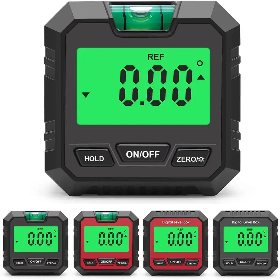 Digital Angle Meter Magnetic Absolute and Relative Measurement Angle and Slope Conversion Inclinometer