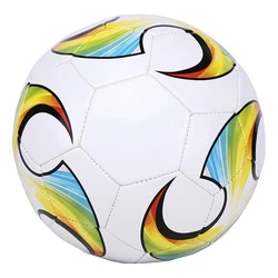 Professional Size 4 Soccer Ball for Beginners - Ideal for School Sports and Practice Sessions (Colorful)