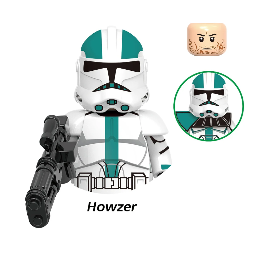 wooden block puzzle Disney Brand The Bad Batch Clone Trooper Building Blocks ARC Commander Colt Blitz Hammer Cody Rex Bricks Elite Squad Trooper Toy wooden blocks Blocks