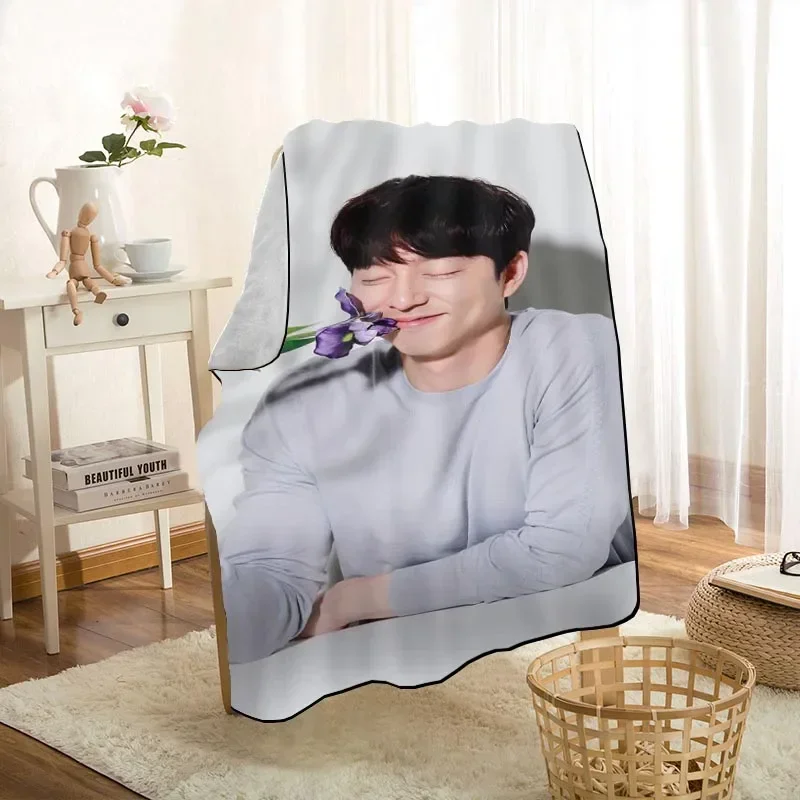 New Arrival Gong Yoo KPOP Blankets Printing Soft Blanket Throw On Home/Sofa/Bedding Portable Adult Travel Cover Blanket 0824 4