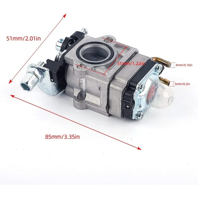 Kit Carburatore 52cc 49cc 43cc con Filtro Carburante e Guarnizioni per Parti Motore - Image 3