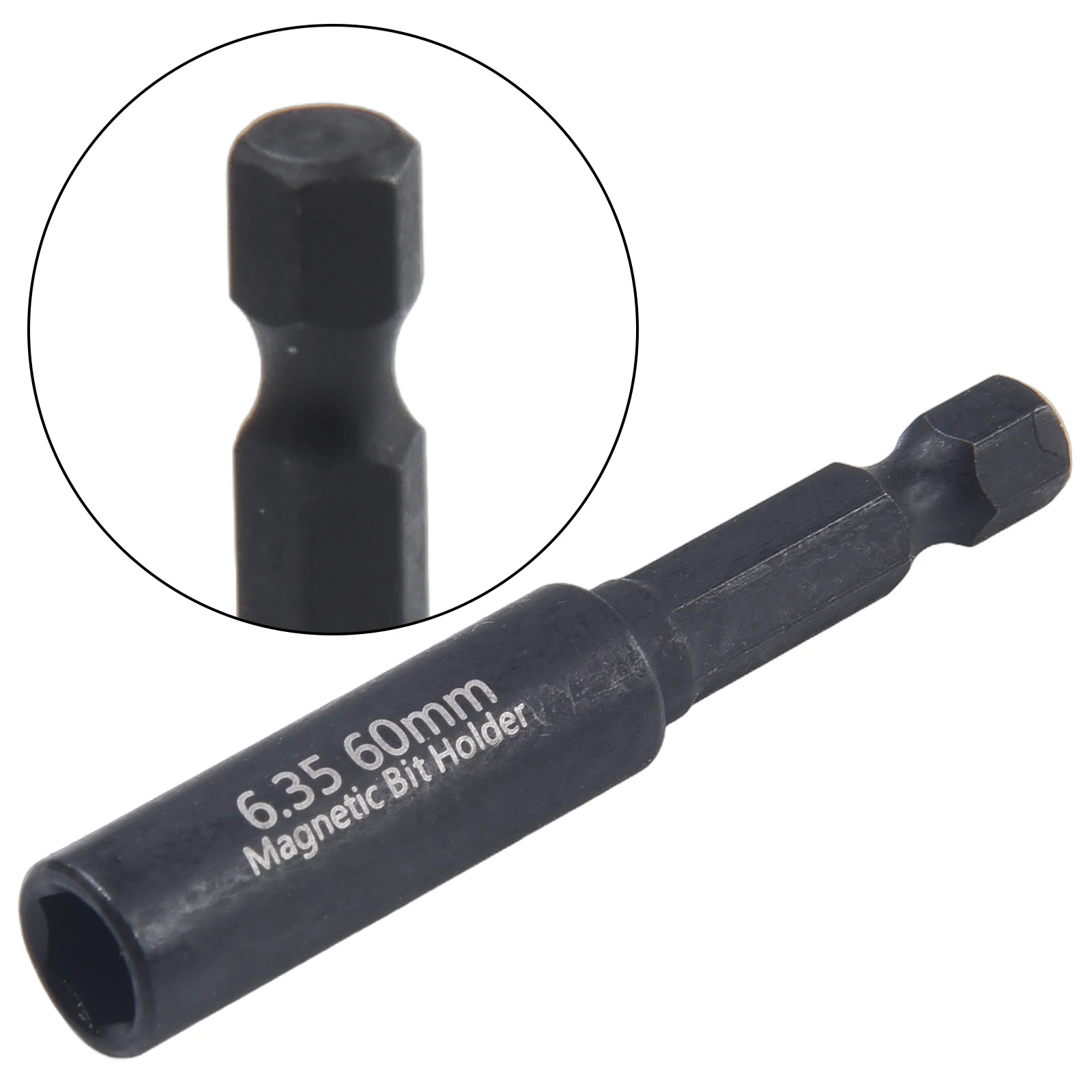 2/5Pcs 60mm Magnetische Schraubendreher Verlängerung Bit Halter Tipps 1/4 Zoll Hexagon Schaft Set Bohrer Adapter hand Werkzeuge Zubehör – Detail 8