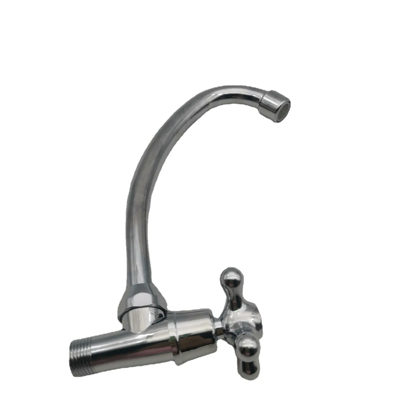 Mixing Faucet Kitchen Faucet Electroplating Spiral Cold Water Into The