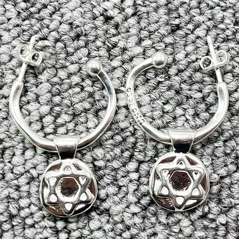 

Новинка 2023 г., модные изысканные серьги unode 50 с гальваническим покрытием, 925, сделай сам, женские праздничные украшения, подарок