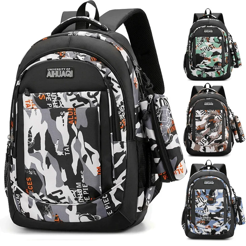 Zaino alla moda per ragazze e ragazzi Zaino da viaggio Graffiti di grande capacità per borse a doppia spalla spesse medie e alte