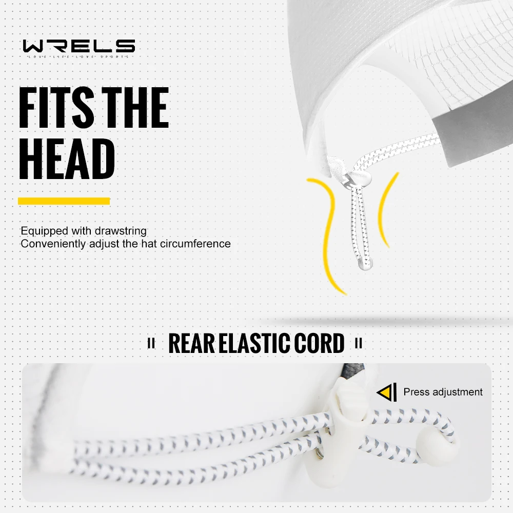 WRELS Running Cap Lightweight Mesh Brim Tennis Cap Breathable Quick Dry Sunscreen Hat Adjustable UV Protection Baseball Cap