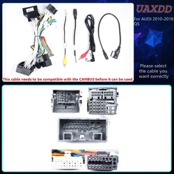 Premium Android MP5 Car Stereo Radio Adapter with Cable Harness Wire (FOR AUDI2010 - 2015 Q5)