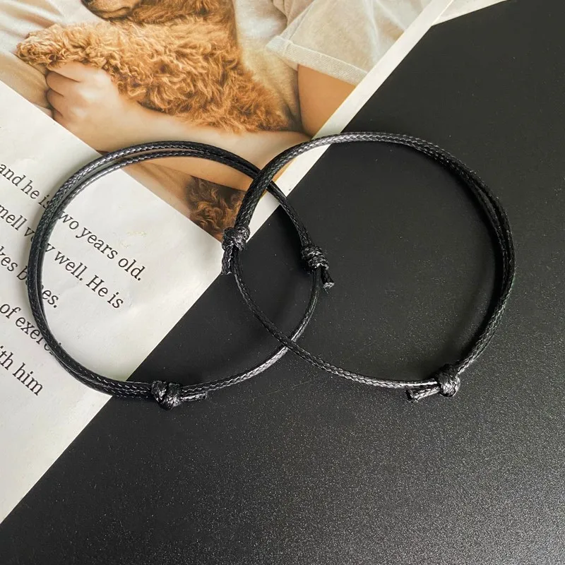 Wax String French Braid Bracelet String X3 Bracelets Green Yellow