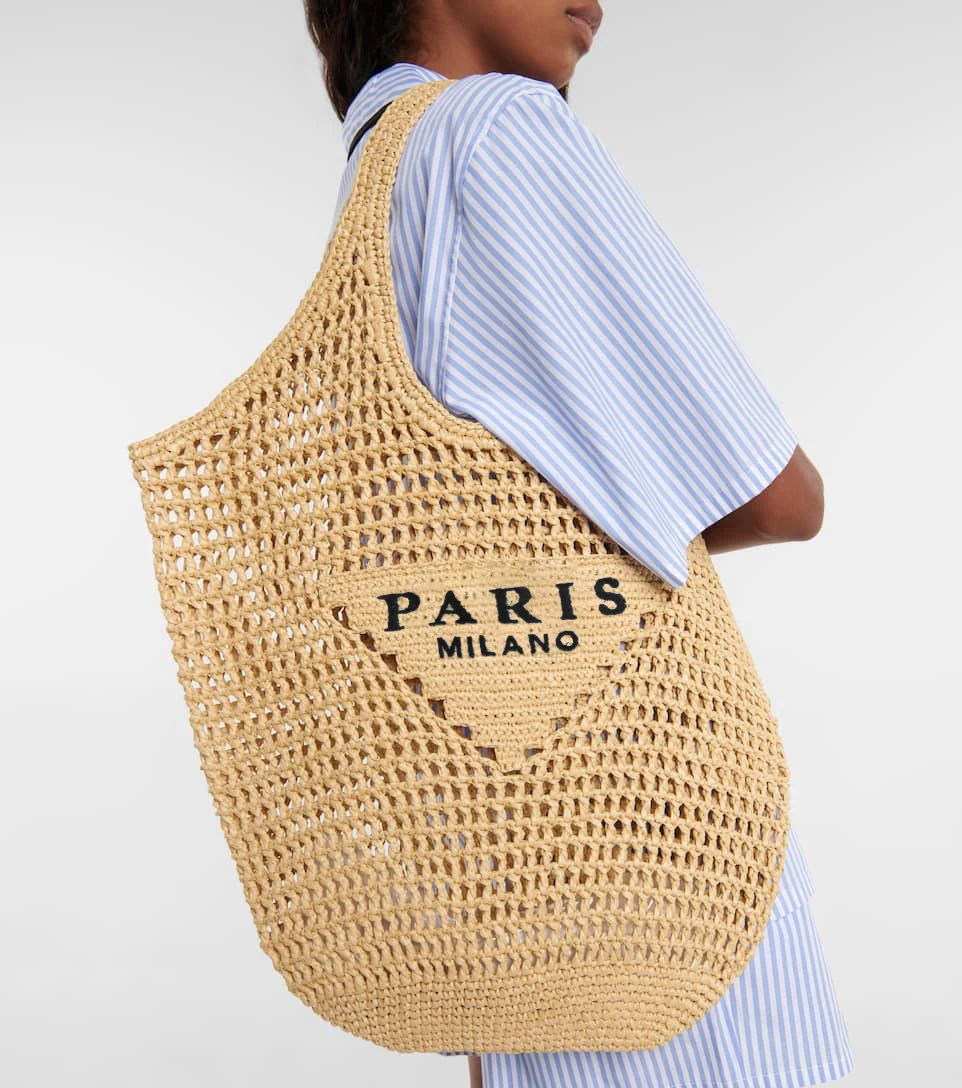 Raffia Straw Bag MABULA Luxury Design Women Plaited Large Capacity Casual Tote Handbag Hollow Summer Beach Vacation Shoulder
