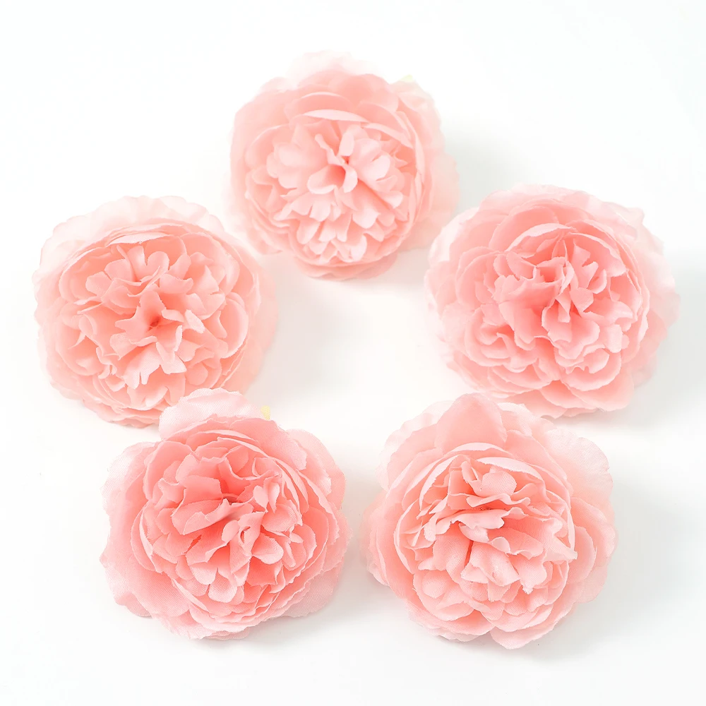 5/10 Stück Pfingstrose Künstliche Blumen Kopf 7,5 cm Kunstblumen für Heimdekoration Garten Hochzeitsdekoration DIY Girlande Blumenstrauß Zubehör – Detail 10