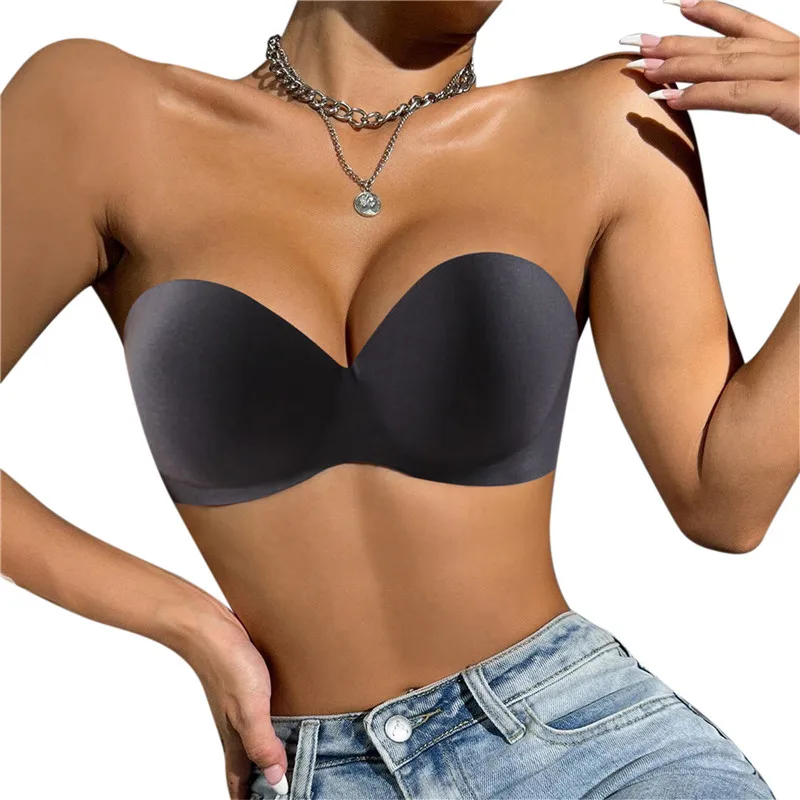 Women Strapless Bra Push Up Bras No-Wired Bralette Invisible Backless  Female Underwear Sexy Lingerie For Ladies - AliExpress