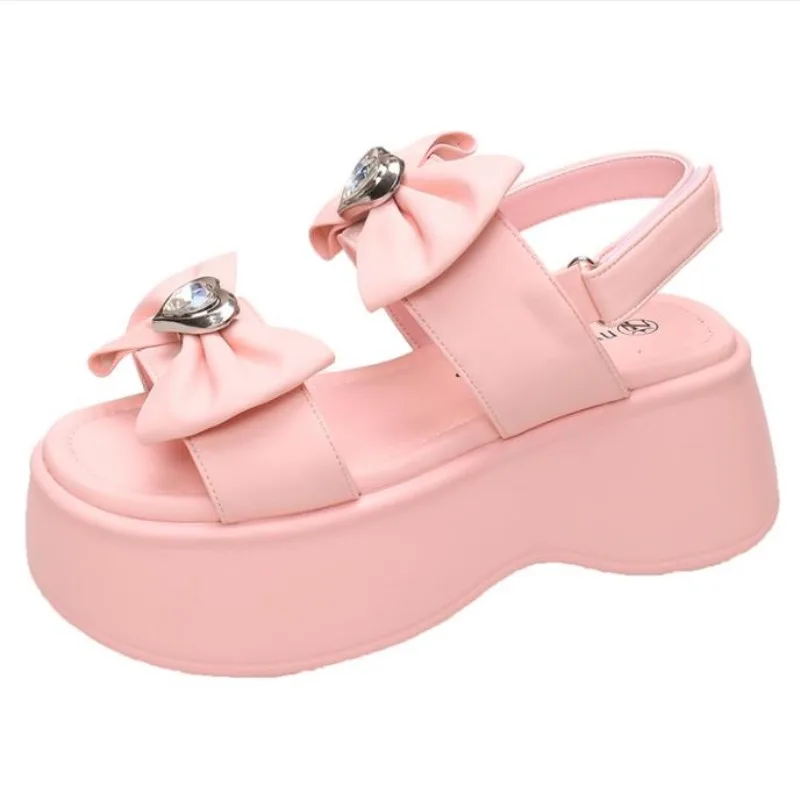 

Босоножки на танкетке 7,5 см, женские босоножки на высоком каблуке