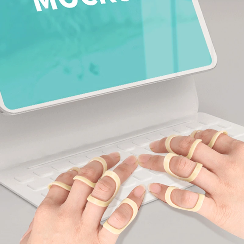 1pair Mallet Finger Splint Brace Protector Broken Finger Joint