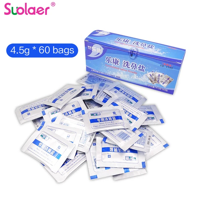 30pcs Nasal Wash Salt for Nose Cleaner Irrigation Salt Nasal Rinse Mix Wash  Salt for Neti Pot Cleans Moistens Protects The Nose - AliExpress