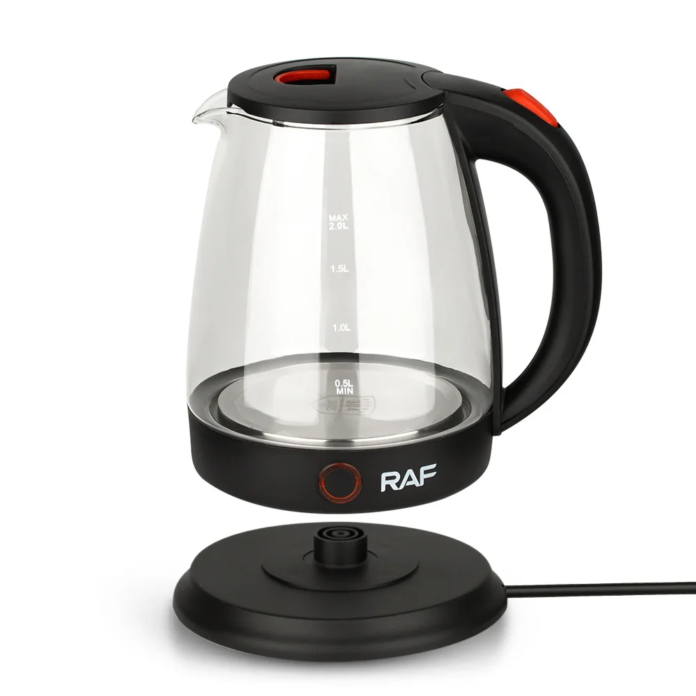 Glass Hot Water Kettle Electric for Tea and Coffee 2-Liter Fast Boiling  Electric Kettle Cordless Water Boiler - AliExpress