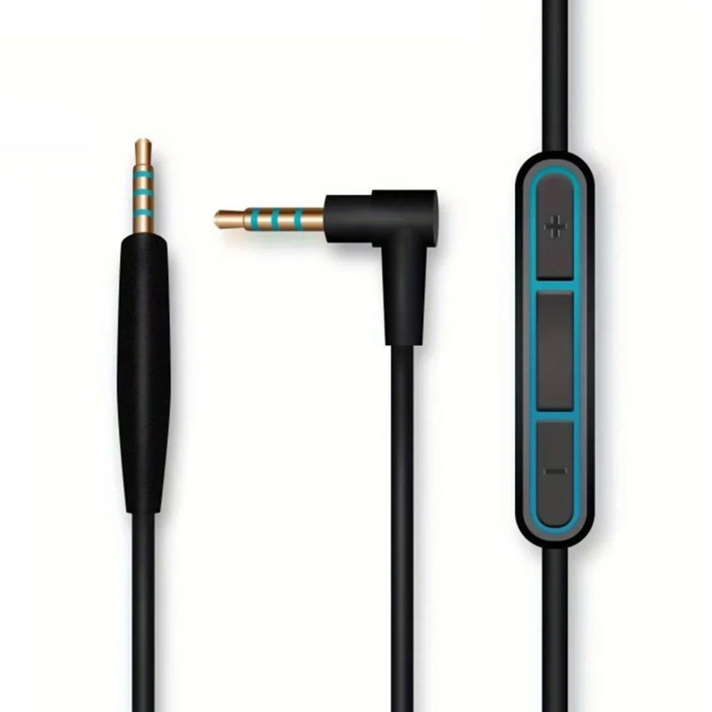 Audio Extension Cable with Inline Mic Volume Control for Headphones