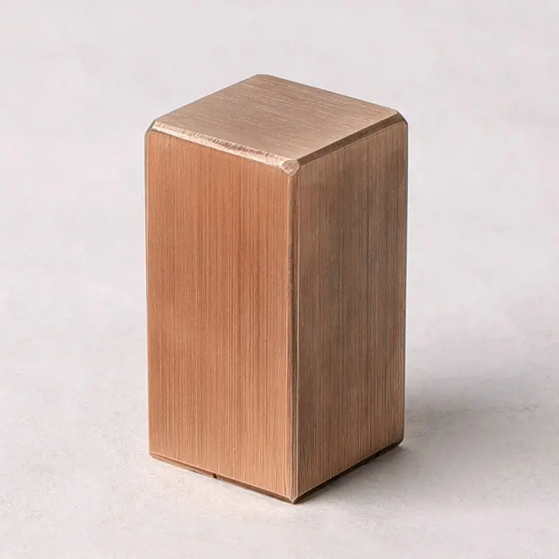 중국 전통 황동 개인 인장 12지신 인장 십이지신 시안 장 천연석 2 x 2 cm